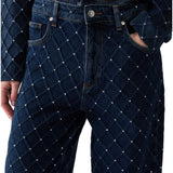 Jeans donna a zampa