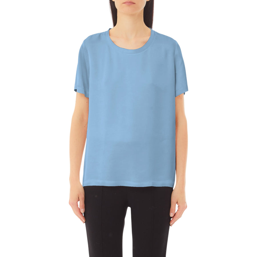 Blusa donna a maniche corte