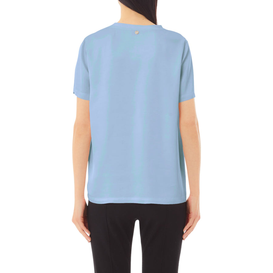 Blusa donna a maniche corte