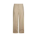 Pantaloni donna flare in popeline