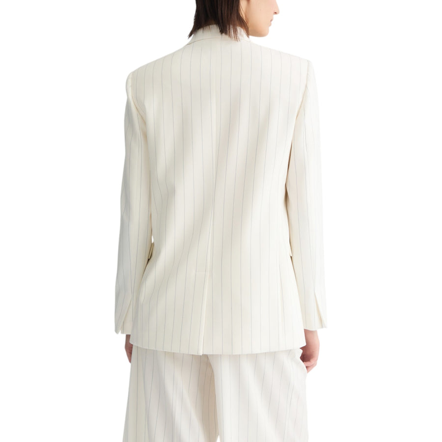 Blazer donna doppiopetto gessato