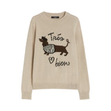 Maglia donna in alpaca e lana