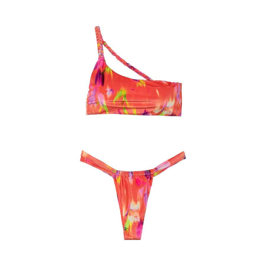 Bikini donna top e slip brasiliano glitch