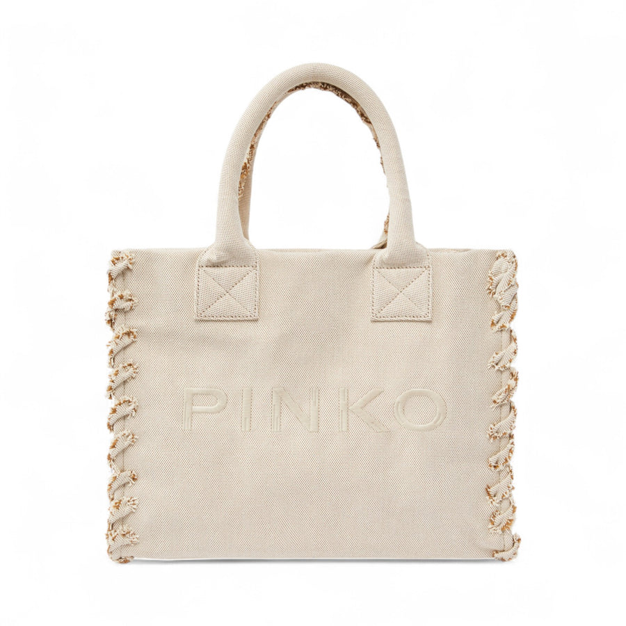 Beach Shopper donna in canvas riciclato sale e pepe