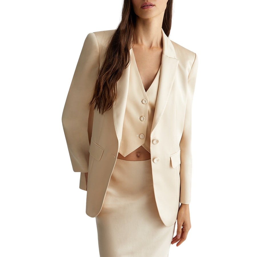 Blazer donna da completo in raso