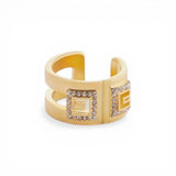 Orecchino donna earcuff con strass