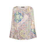 Blusa donna con stampa bandana