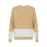 Maglia donna in viscosa con bande lucide