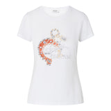 T-shirt donna con ricamo gioiello