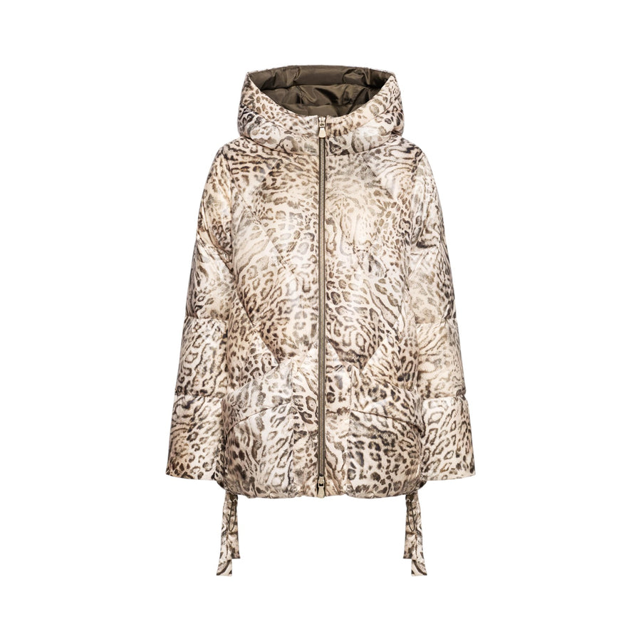 Piumino donna animalier