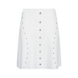 Gonna donna  in maglia con borchie