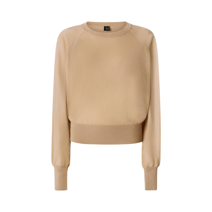 Maglia donna girocollo a maniche lunghe