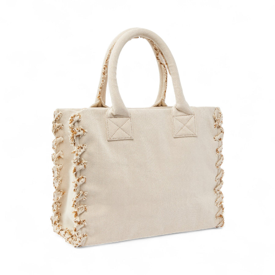 Beach Shopper donna in canvas riciclato sale e pepe