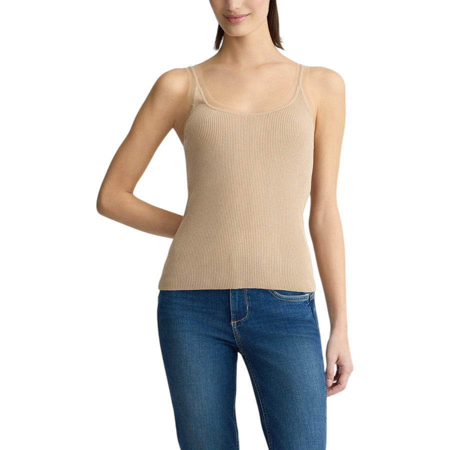 Top donna in maglia