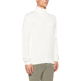 Maglione uomo in lana a collo alto