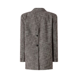 Blazer donna doppiopetto in flanella