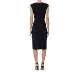 Abito donna in doppio crêpe stretch