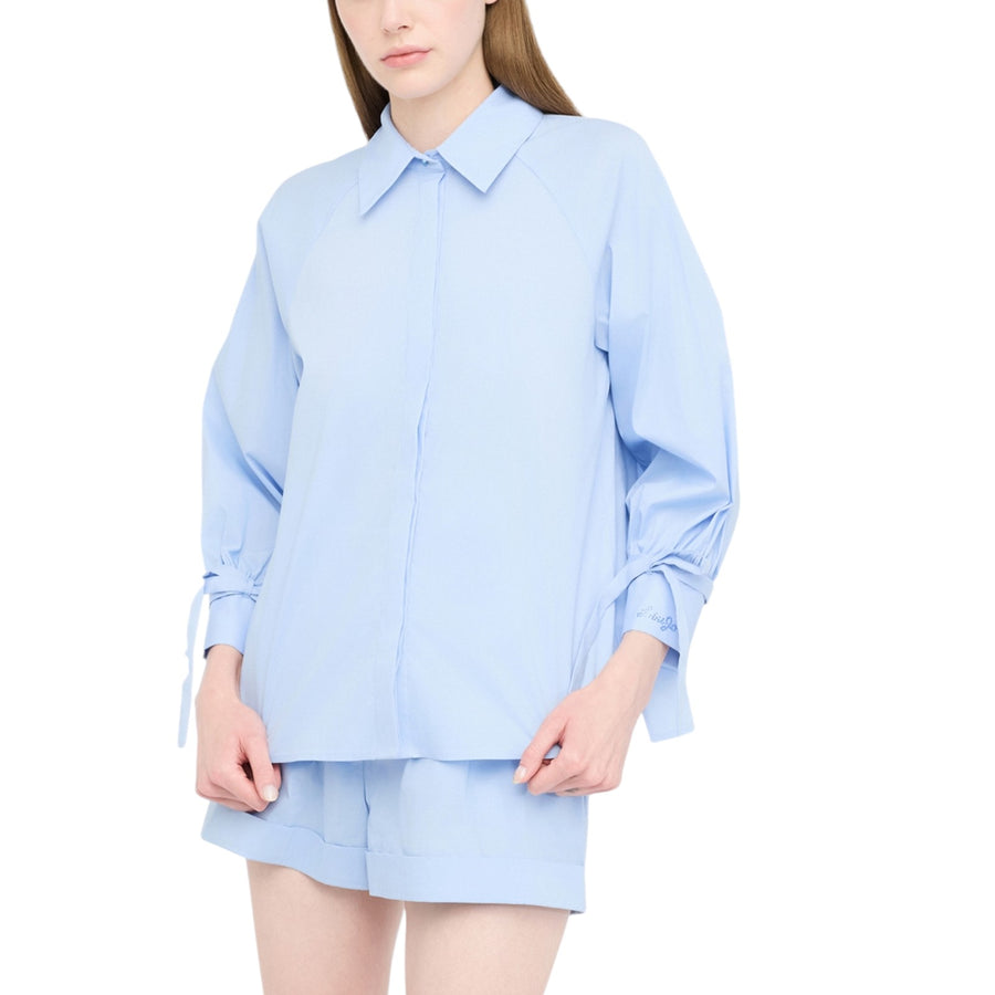 Camicia donna in popeline di contone