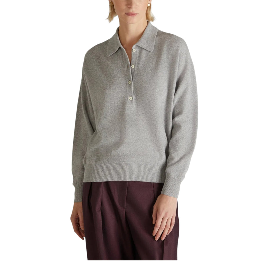 Polo donna in misto cashmere