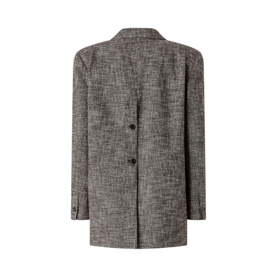 Blazer donna doppiopetto in flanella