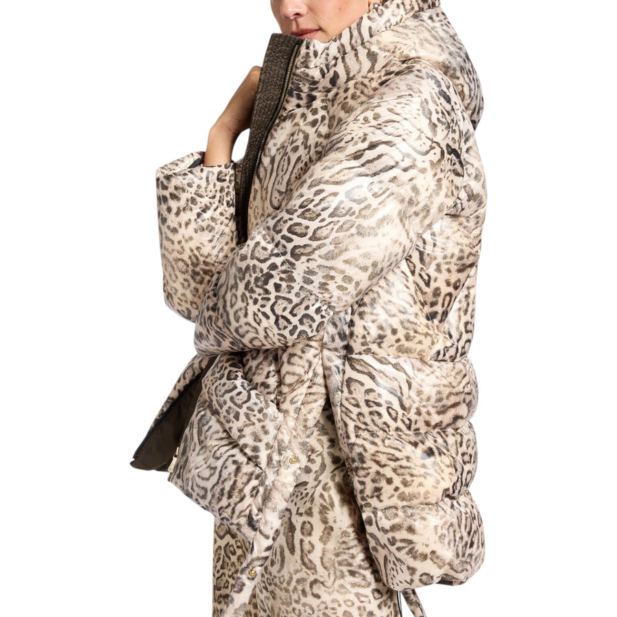 Piumino donna animalier