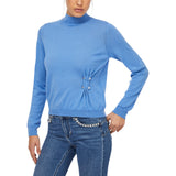 Maglia donna in lana con perle