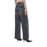 Jeans donna dritti a vita bassa