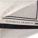 Foulard donna in seta con stampa micro-pois
