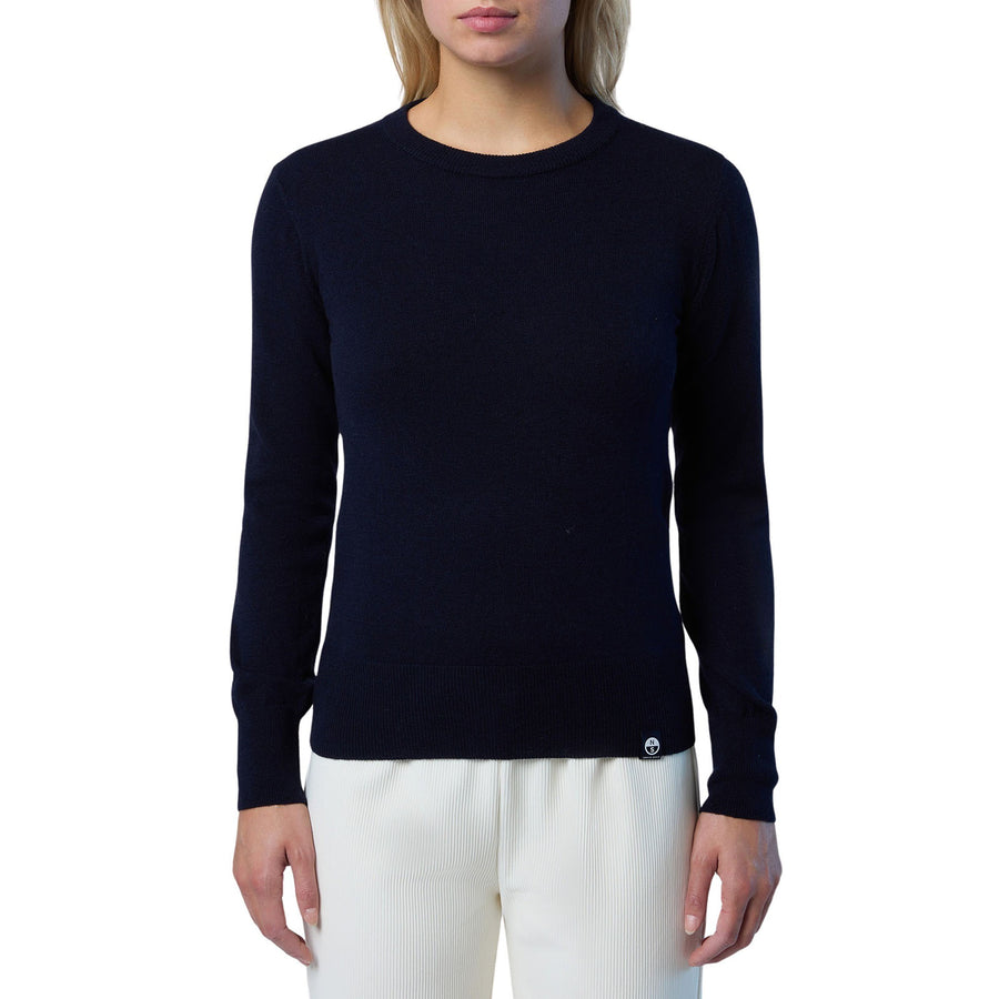 Maglione donna girocollo in cashmere