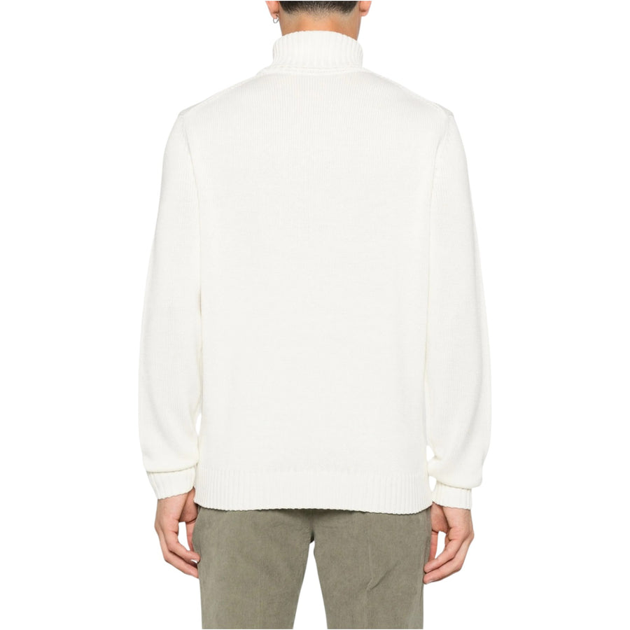 Maglione uomo in lana a collo alto