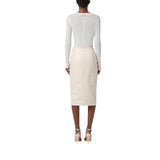 Maglia donna in jersey con bottoni