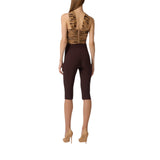 Body donna in jersey con stampa tigre