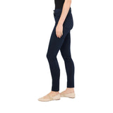 Pantaloni donna skinny con pietre gioiello