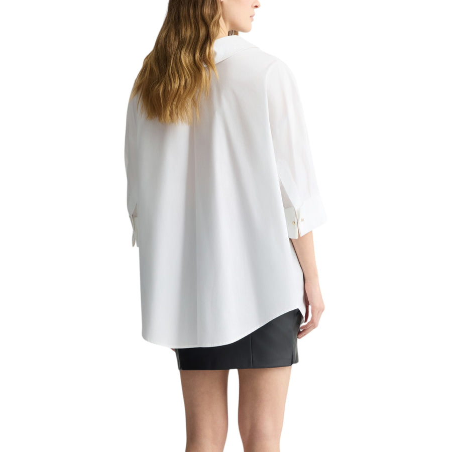 Camicia donna bianca in popeline
