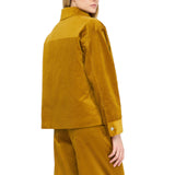 Giubbotto donna in velluto imbottito