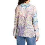 Blusa donna con stampa bandana