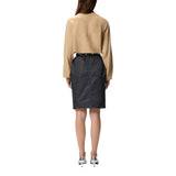 Maglia donna girocollo a maniche lunghe