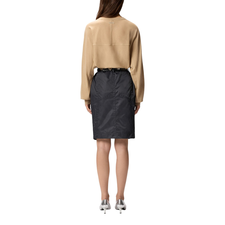 Maglia donna girocollo a maniche lunghe