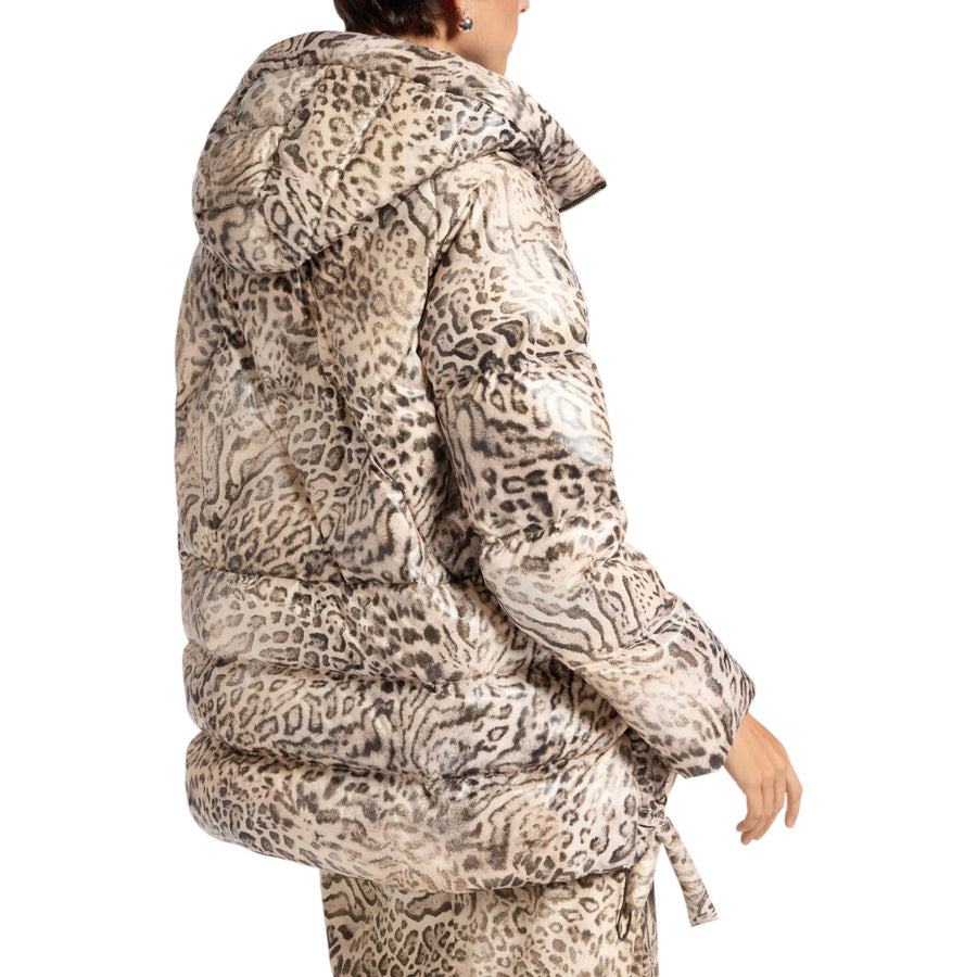 Piumino donna animalier