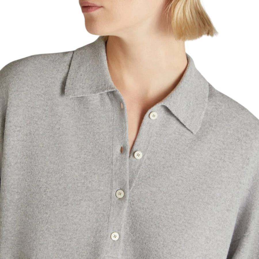 Polo donna in misto cashmere