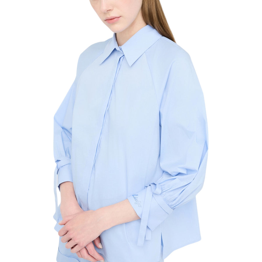 Camicia donna in popeline di contone
