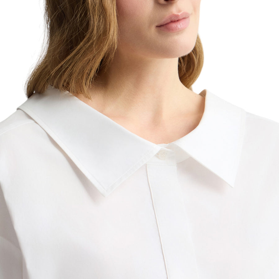 Camicia donna bianca in popeline