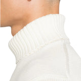 Maglione uomo in lana a collo alto