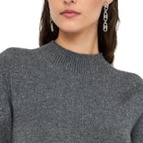 Top donna con micro-paillettes