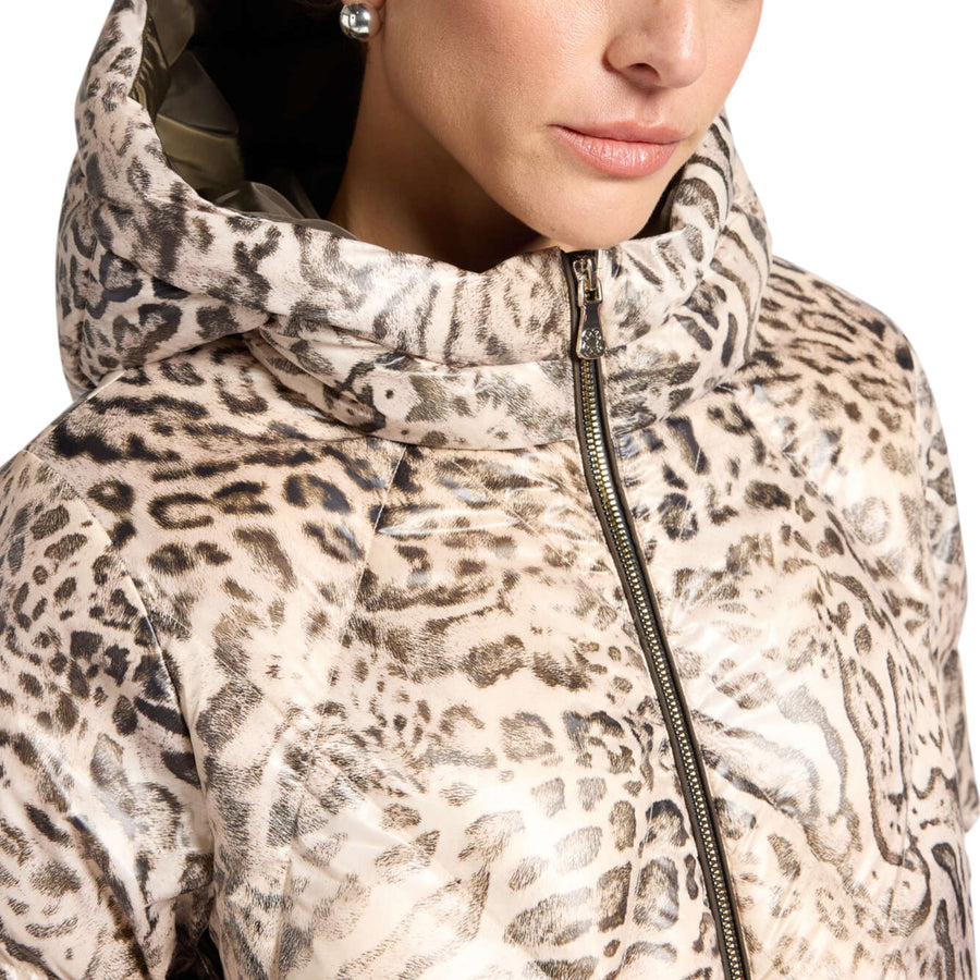 Piumino donna animalier