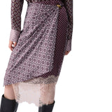 Longuette donna con dettagli pizzo