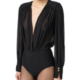 Body donna in georgette