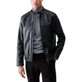 Giubbotto uomo biker in pelle