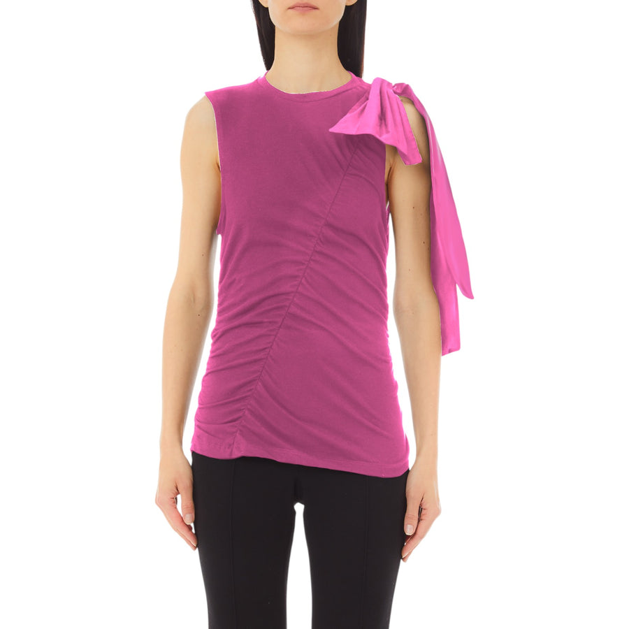 Top donna con fiocco