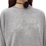 Maglia donna basica misto cachemire